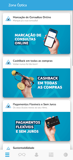 Android application Zona Óptica screenshort