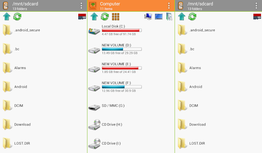 WiFi PC File Explorer Pro Screenshot