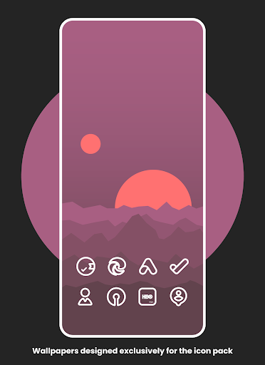 Screenshot of Plume Line - Icon Pack