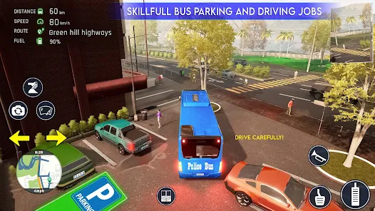 Police Bus Simulator Bus Games 8
