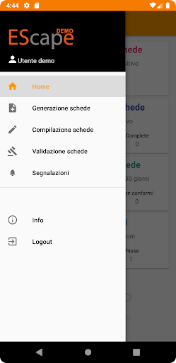 Escape - Controllo Appalti Screenshot