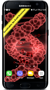 Blood Cells Particles 3D Parallax Live Wallpaper Screenshot