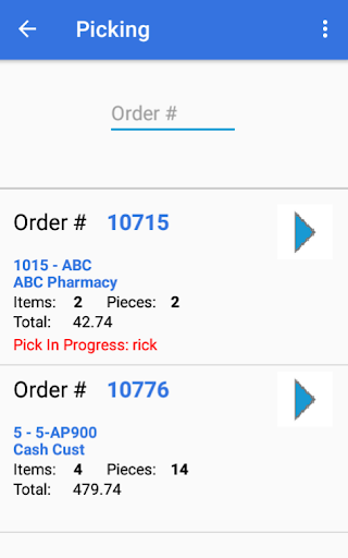 QwikPoint WMS Screen 3