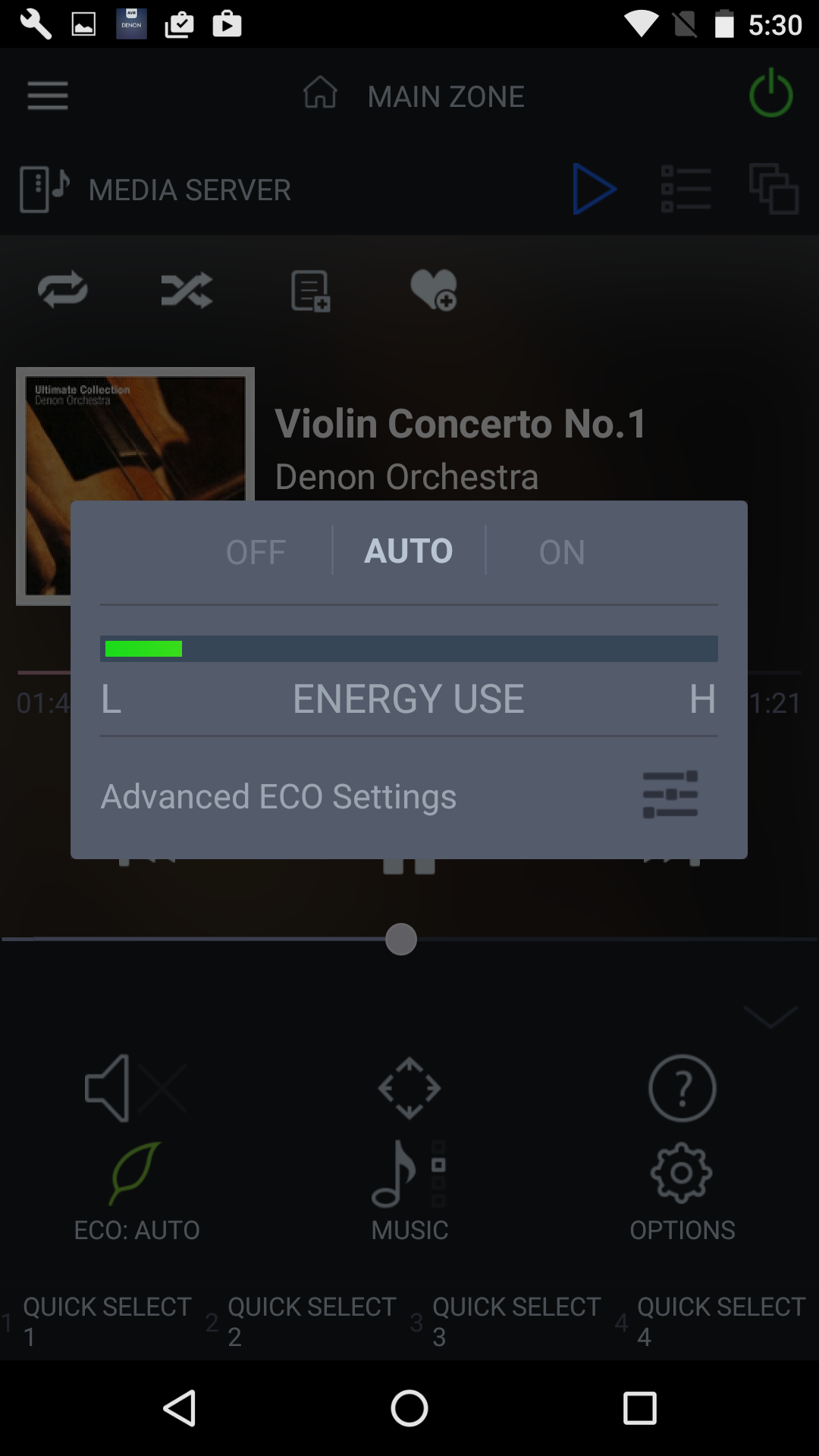 Android application Denon 2016 AVR Remote screenshort
