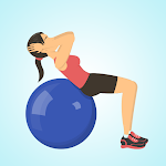 Stability Ball Workout Plan | Beginner Exercises Apk