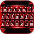 Black Red Tech Keyboard Theme