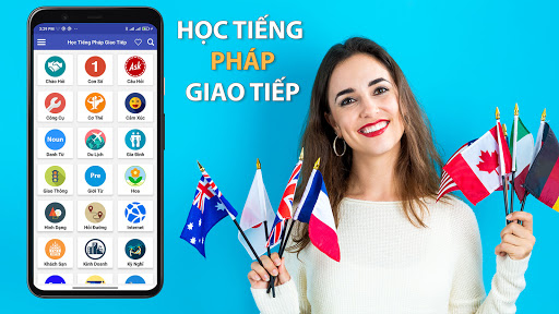 Android application Học Tiếng Pháp Giao Tiếp screenshort