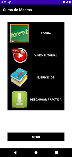 Aprende macros Screen 2