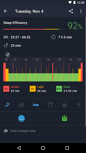Runtastic Sleep Better: Sleep Cycle & Smart Alarm 2.6.1 APK screenshots 2