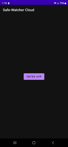 Android application Safe-Watcher Cloud screenshort