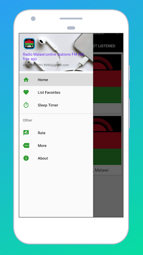 Android application Radio Malawi FM + Radio Online screenshort