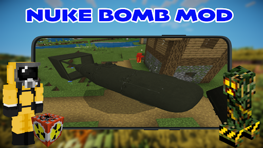 Nuke Bomb Mod For Minecraft PE 3