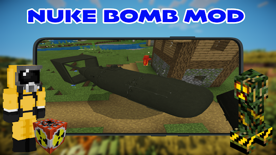 Nuke Bomb Mod For Minecraft PE