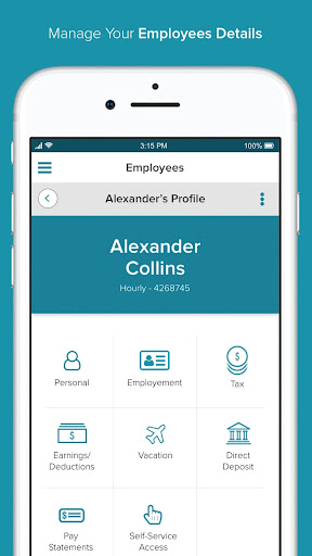 Android application ADP Workforce Now On the Go screenshort