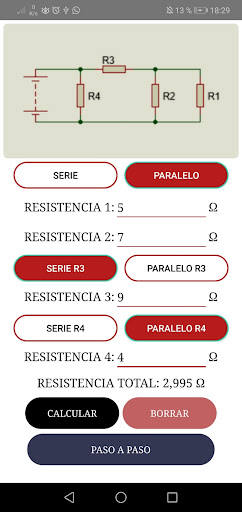 Cálculo de resistencias