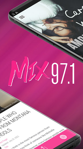 Screenshot of Mix 97.1 (KKBR)