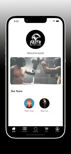 Android application Faith Fitness screenshort