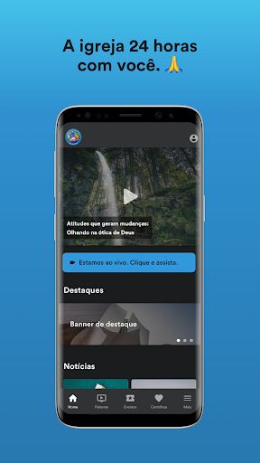 Android application Água da Vida screenshort