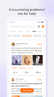 Zrzut ekranu społeczności Xiaomi