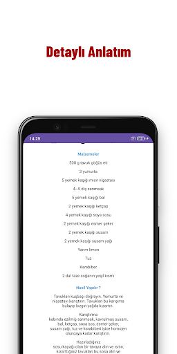 Asya Yemek Tarifleri Screen 3