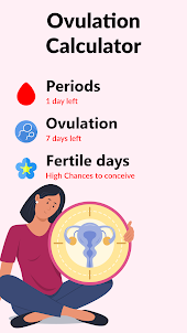 排卵週期 - 排卵計算器 和 经期及排卵日历