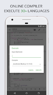 Code Editor - Compiler & IDE Screenshot