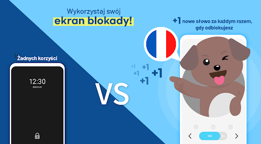 Android application WordBit Francuski screenshort