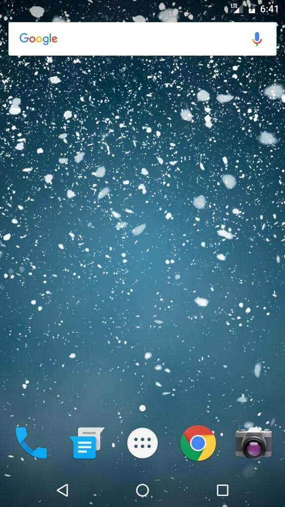 Android application Wallpapers Snow screenshort