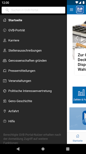 GVB Portal Screen 2