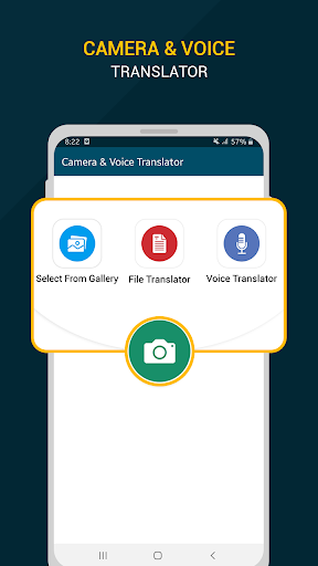 Android application Camera Translator Voice Image screenshort