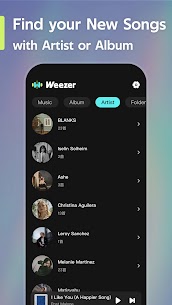 Reprodutor de música offline – Weezer MOD APK (Premium desbloqueado) 5