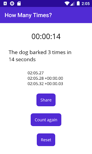 How Many Times? Screen 3