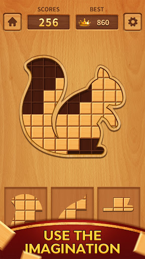 Android application Wood Block Brain Test screenshort