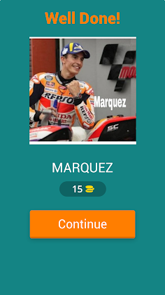 name of Moto GP racer - Screenshot 2
