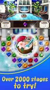 Jewel Resort: Match-3-Puzzle
