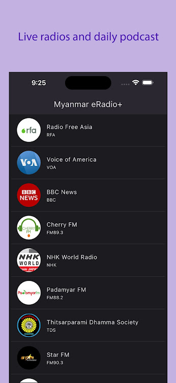 Myanmar eRadio+ - New - (Android)