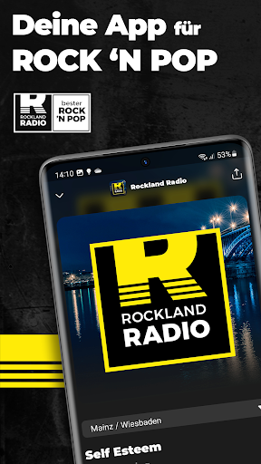 Android application Rockland Radio screenshort