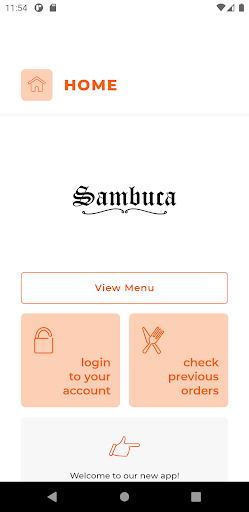 Android application Sambuca Seaham screenshort