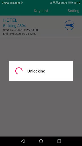 Android application eeKey screenshort