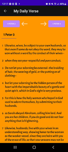 My Daily Verse Screen 2