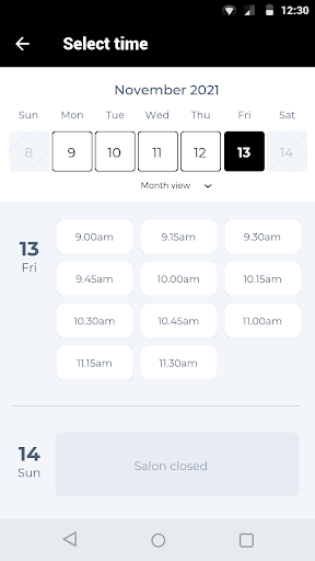 Koi Booking Screen 2