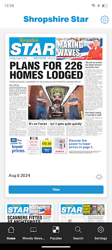 Android application Shropshire Star Newspaper screenshort