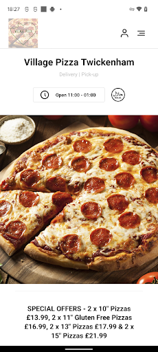Android application Village Pizza Twickenham screenshort