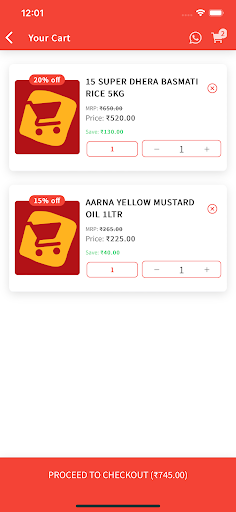 Riddhi Siddhi Groceries Screen 3