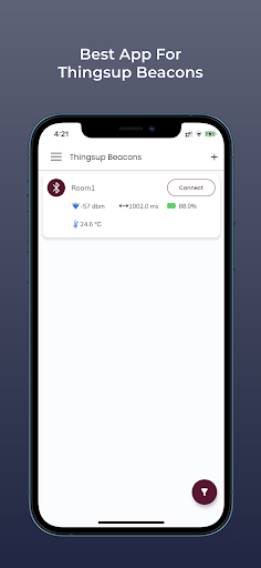 Android application Thingsup BLE Beacons screenshort