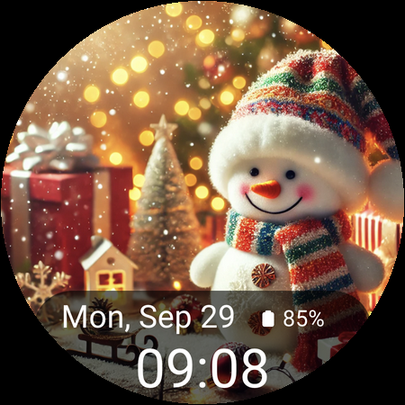 NewYear Spark Watch Face screenshot 4