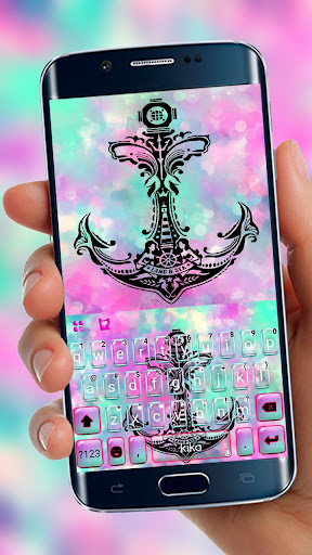 Android application Galaxy Anchor Keyboard Theme screenshort