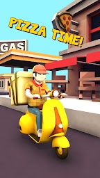 Pizza Delivery Boy Rush: City Driving Simulator