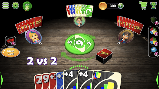 Play Free game of the classic UNO online, a game of Ability