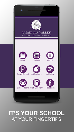 Android application Unadilla Valley CSD screenshort